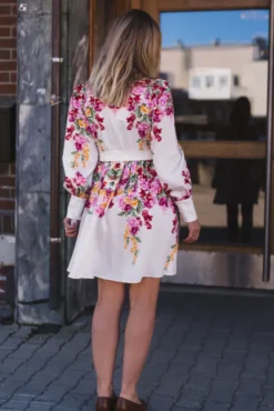 Rosie LS Dress Birch New Rosie Print