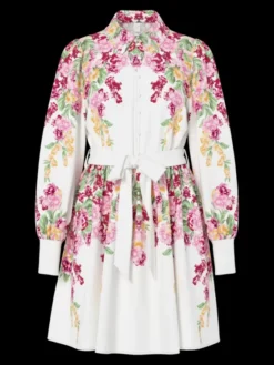 Rosie LS Dress Birch New Rosie Print