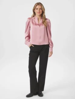 Rosslyn Heavy Sateen Blouse Evening Rose