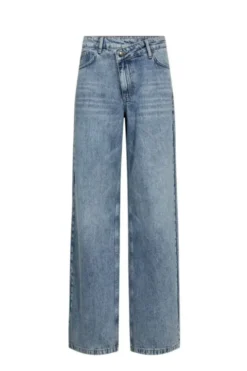 Ruthie Asym Wide Jeans Denim Blue