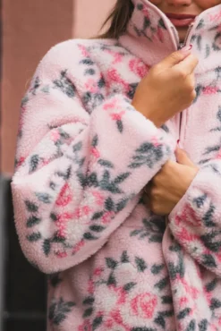 Rype Fleece Jacket Light Pink Mix