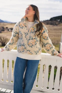 Rype Fleece Jacket Light Yellow Mix