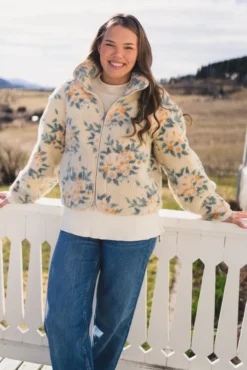 Rype Fleece Jacket Light Yellow Mix