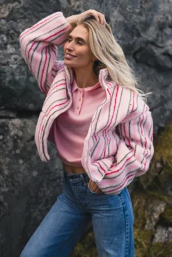 Rype Fleece Jacket Pink Mix