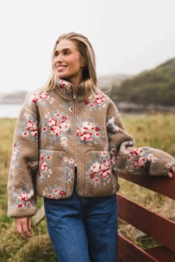 Rype Fleece Jacket Taupe Mix