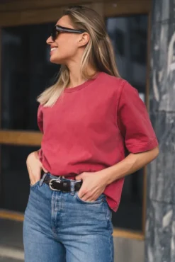 Saabby T-Shirt 11725 Tomato Red Pigment