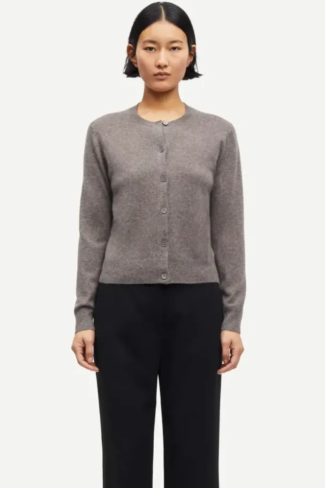 Saboston Cardigan 6304 Grey Blue Melange