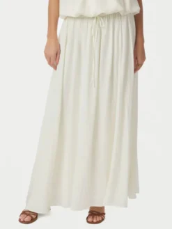 Sabria Chiffon Skirt Offwhite