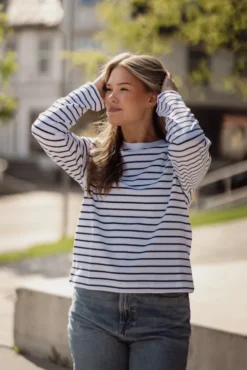 Sacamino LS T-Shirt 6024 Salute Stripe