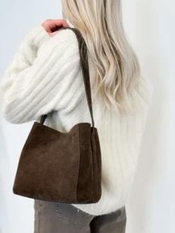 Sac Mini Suede Truffle