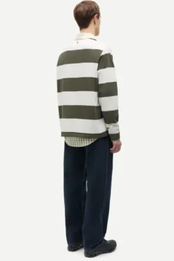 Sakevin X Polo LS 15512 Forest Night Stripe