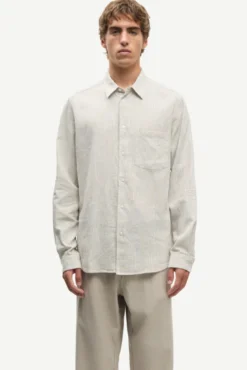 Saliam FP Shirt 16065 Aluminium Stripe