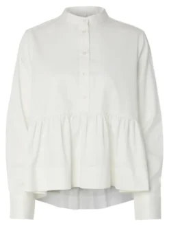 Salsy LS Shirt Star White