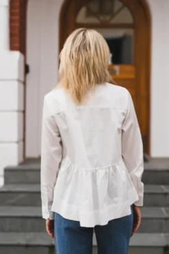 Salsy LS Shirt Star White