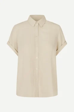 Samajana SS Shirt 15938 Bone White Melange