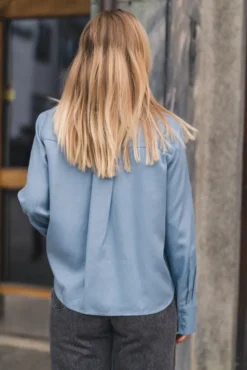 Samina LS Shirt 14028 Windward Blue