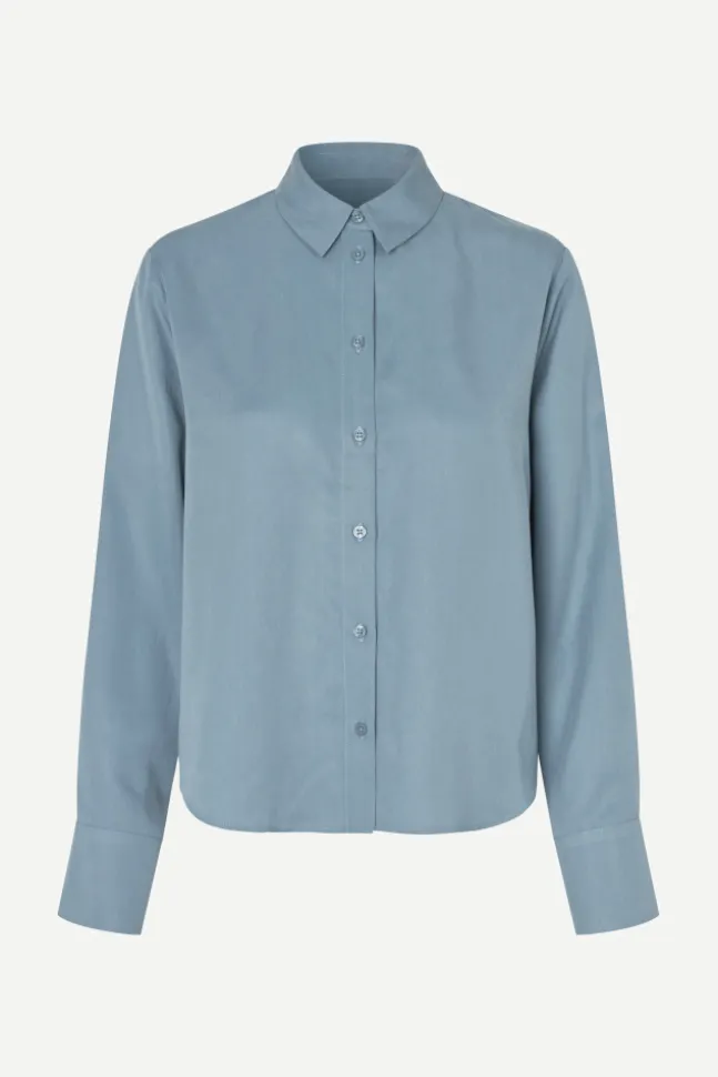 Samina LS Shirt 14028 Windward Blue