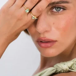 Sandra Ring Gold Chrysolite/Jonquil