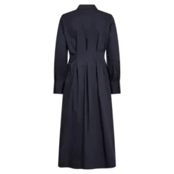 Sanna Shirt Long Dress Navy