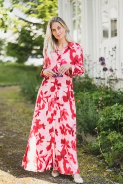 Savanna Long Shirt Dress Moonlite Mauve Cammy