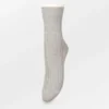Scallop Sock Grey Melange