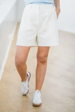 Sega Ramie Shorts Offwhite
