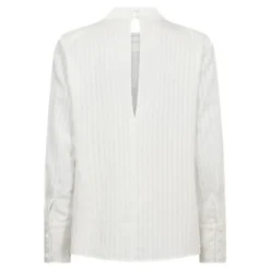 Senne Button Blouse White