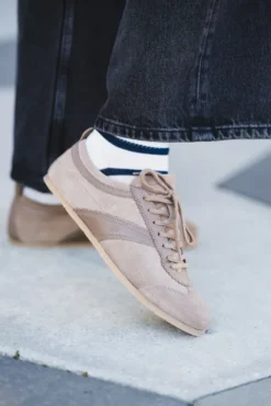 Shade Suede Leather Taupe