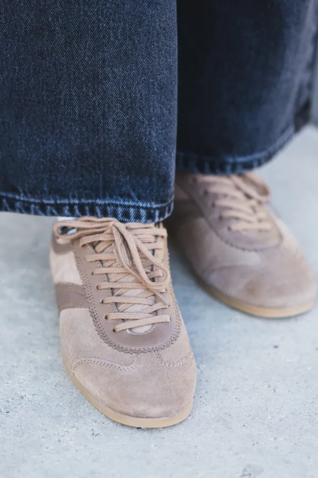 Shade Suede Leather Taupe