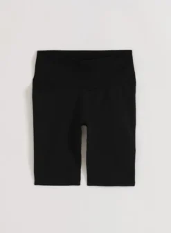 Shape Seamless Biker Shorts Black