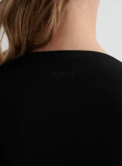 Shape Seamless Wrap Long Sleeve Black