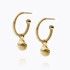 Shell Loops Gold Metal