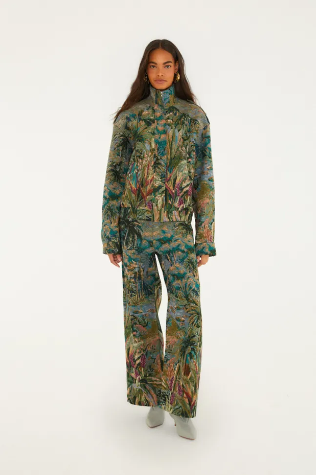 Short Jacquard Petricor Jacket Multicolor