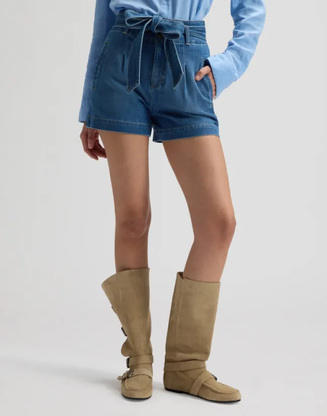 Short With Bow Full Blom Loose
