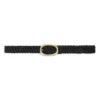 Signature Link Belt Braided Black