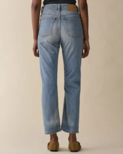 Sisli Cropped Light Blue Righe