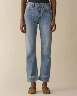 Sisli Cropped Light Blue Righe