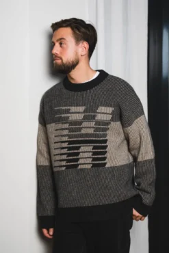 Ski Logo Crew Dark Grey Mix