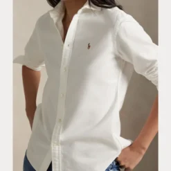 Slim Fit Oxford Shirt White