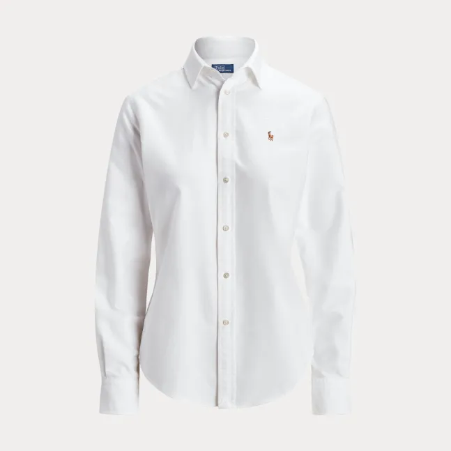 Slim Fit Oxford Shirt White