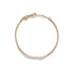 Slim Pearly Bracelet Gold