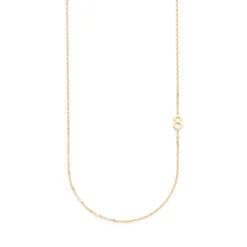 Small Number Necklace Gold - 50L - 8