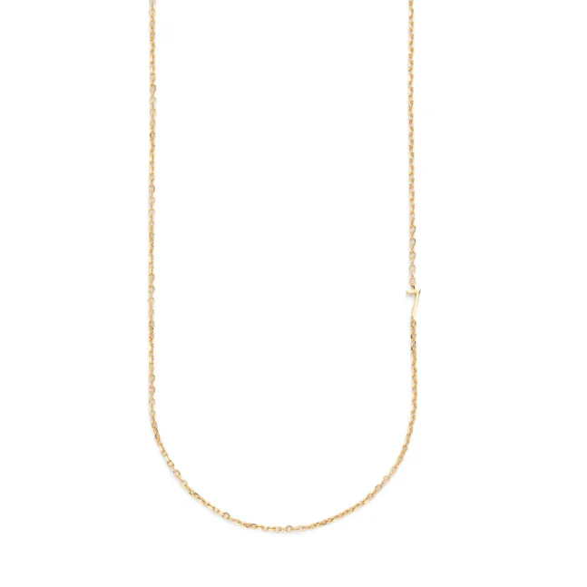 Small Number Necklace Gold - 50L - 7