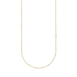 Small Number Necklace Gold - 40L - 9