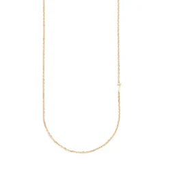 Small Number Necklace Gold - 40L - 7