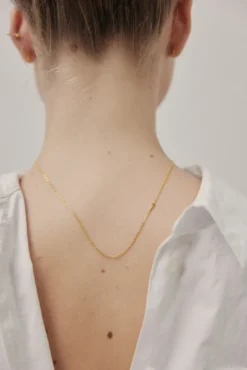 Small Number Necklace Gold - 40L - 1