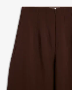 Smooth Barrel Pants Cocoa Brown