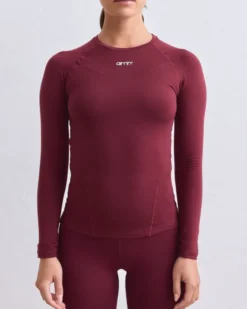 Soft Basic Long Sleeve Merlot