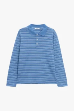 Sonny LS Polo Blue Stripe