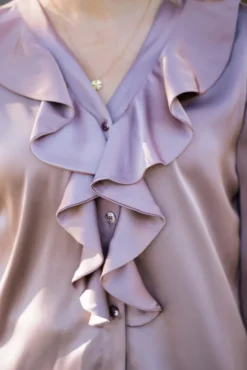 Sophia Blouse Semi Rich Vintage Rose
